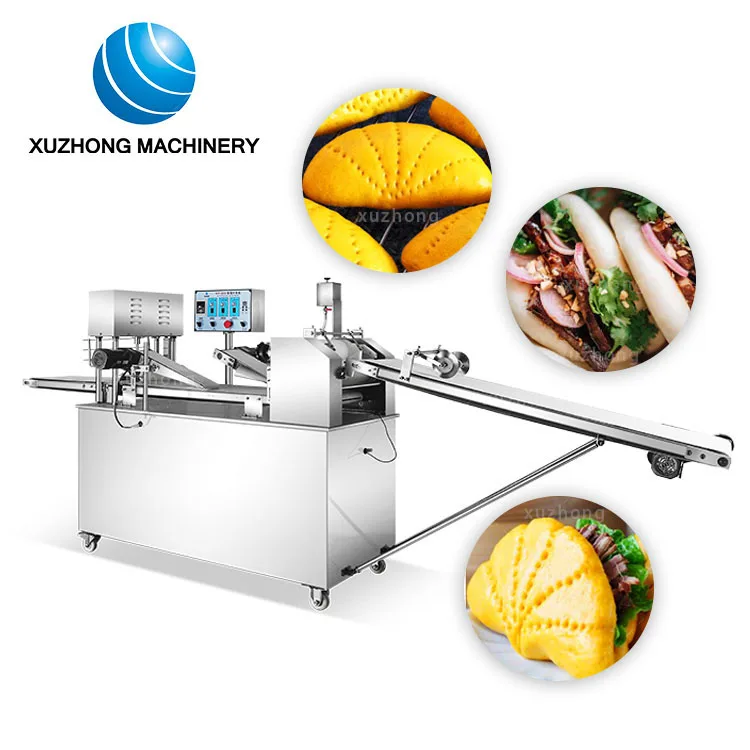 Automatic Lotus Leaf Steamed Buns Gua Bao Machine Guabao Lotus Leaf Bun Making Machine Steamed Buns Gua Bao Machine