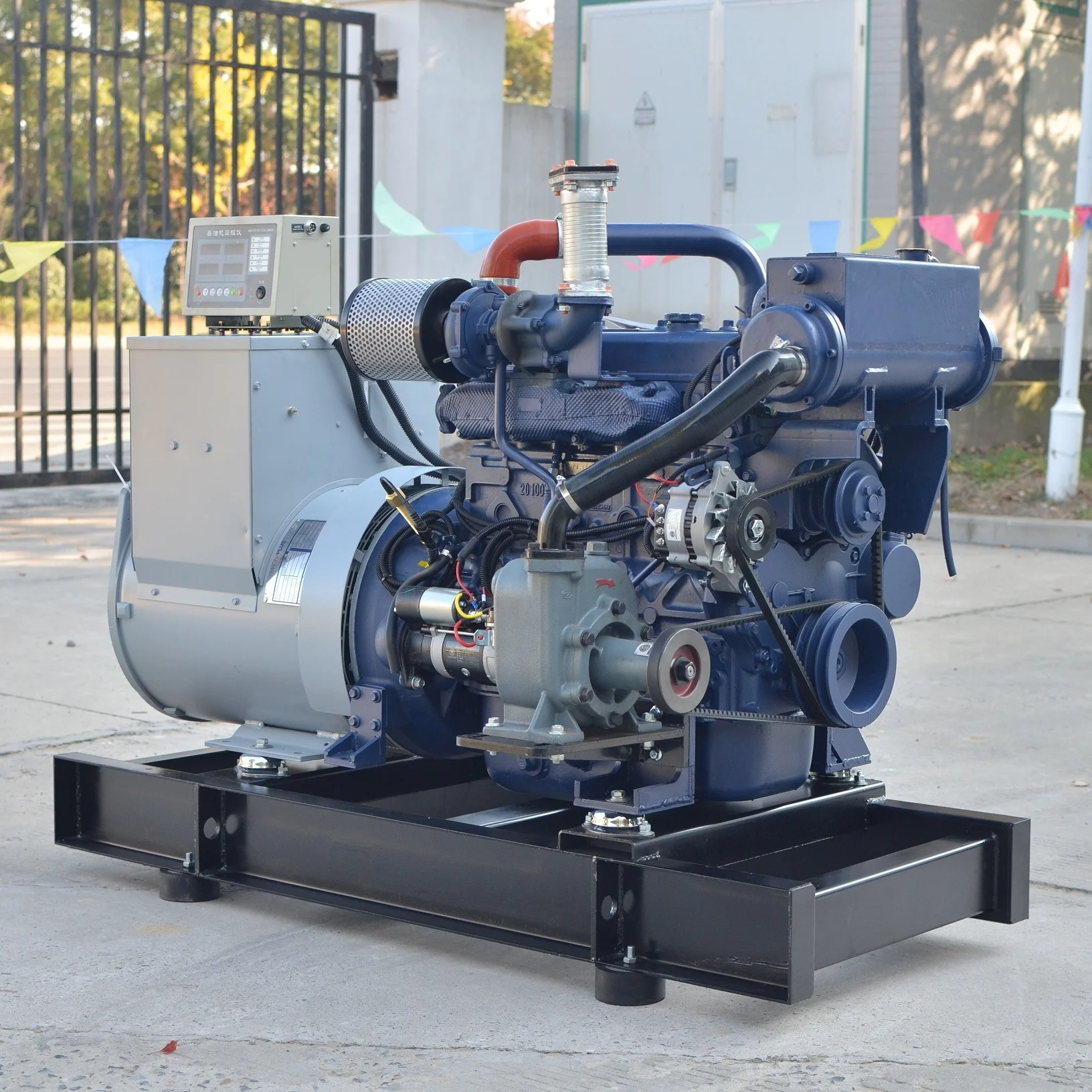 Weichai power WP4CD100E200 100kva diesel generator CCS certificate Weichai 80kw marine generator