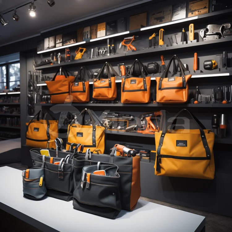 Factory Rugged Carpenter Utility Tool Jacket Adjustable Electrician Tool Vest with Reflective Strips