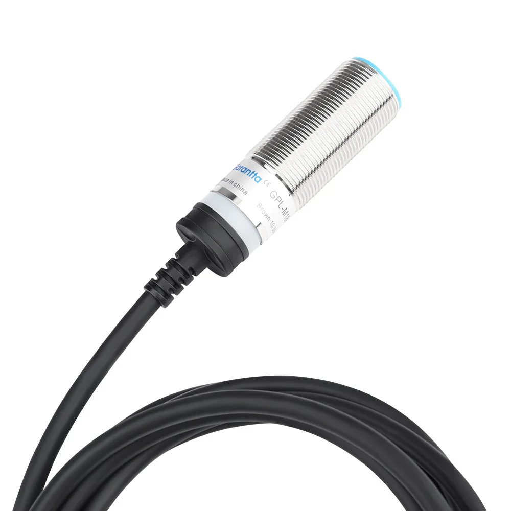 Garantta GPL-M18 3 Wire Flush Non-flush Mount NPN Normally Open Inductive Proximity Sensor M18