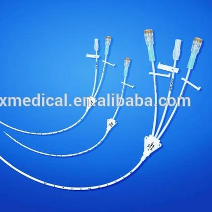 disposable 4.5FR triple lumen Central Venous catheter
