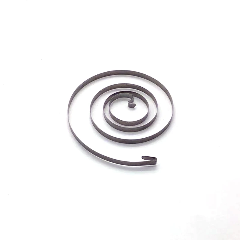 Customized flat stainless steel spiral spring, take-up spring