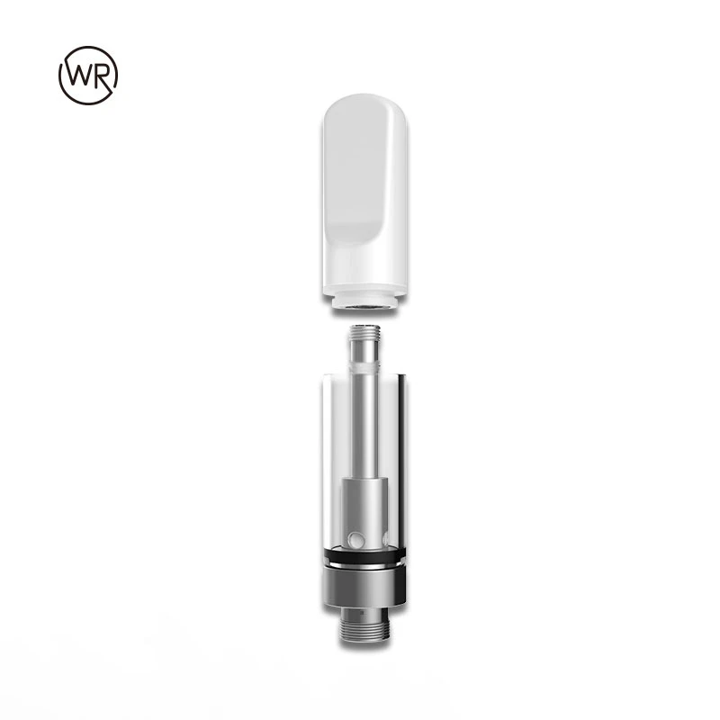 
No Leakage ceramic coil vape cartridge cbd atomizer 510 thread 0.5ml vape pen glass tank for thick oil 