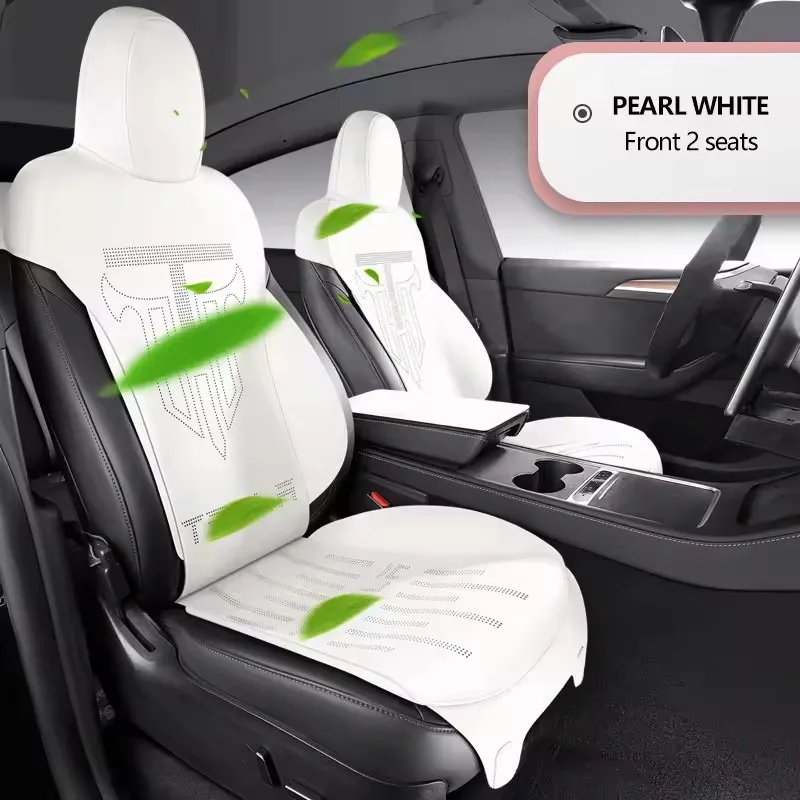 Universal Interior Seat Cover Cloth Plush Car Seats Cover For Tesla Model Y Cars 5 Seats