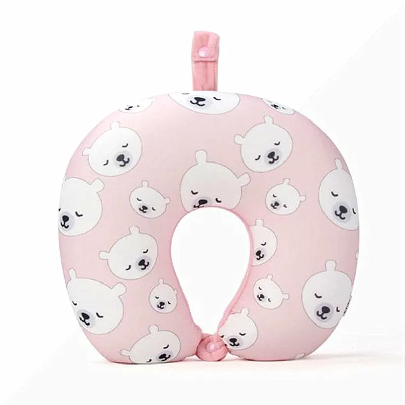 Дизайнерская Дорожная U-образная подушка для шеи с узором выполненная на заказ