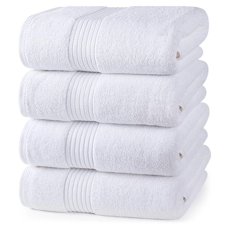 Linen Luxury 6 Piece Towel Set Oversize Soft Hand Washcloths Turkish Cotton Towels for Bathroom, Salon, Beach, Hotel