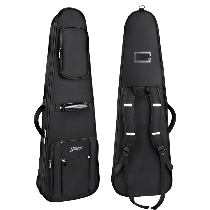 High Quality Customizable Electric Guitar Bass Bag Soft Case for Musical Instrument Protection Factory Wholesale
