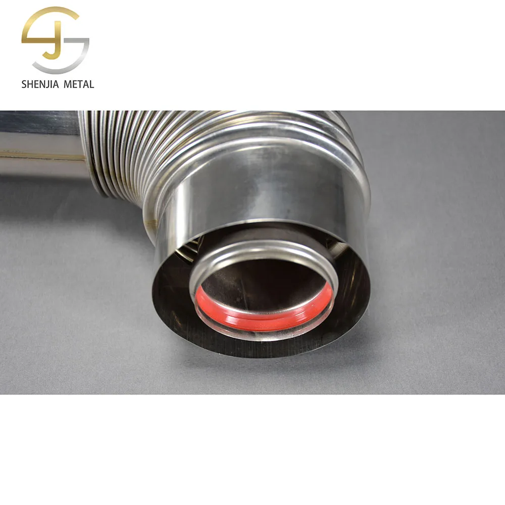 Internal and external fixed double wall-hung chimney stainless steel vent pipe length 1 m custom gas fireplace accessories