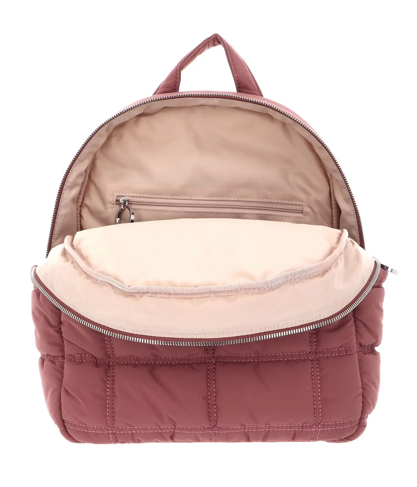 2024 New design Pillow Backpack Red Fashion Small Travel Bag Puffy Quilted Backpack for girl women