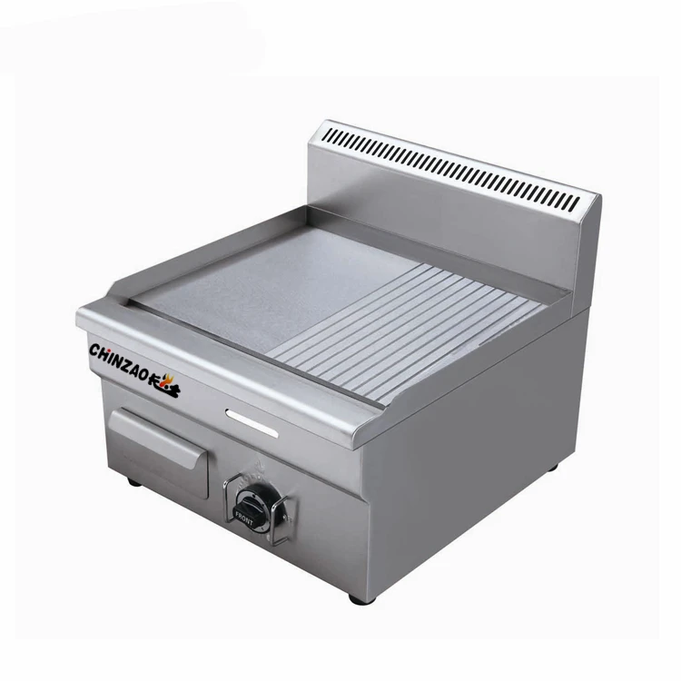 Catering Equipment stainless steel Liquefied Petroleum commercial griddle Gas Plancha Grill