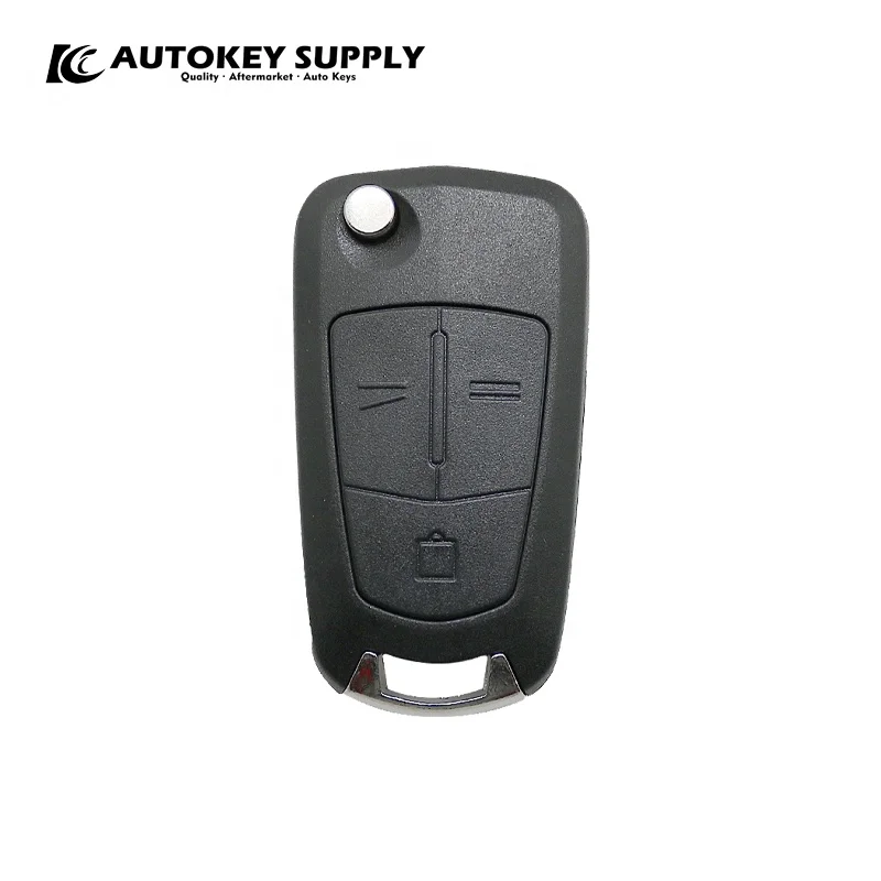 Opel/Vauxhall Astra Vectra Corsa 3 Button Remote Flip Key Shell Blade HU100
