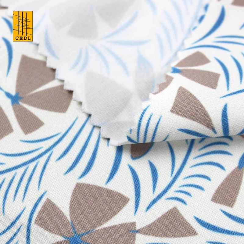 Nice High Quality Floral Digital Printing Fabric Polyester Lyocell Blended Digital Print Fabric for Skirt Dress Shirt GRS & OCS