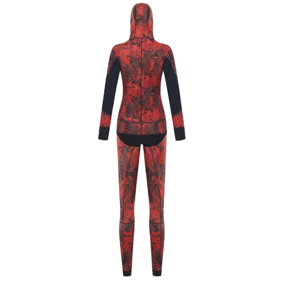 Top Selling 7mm Diving Spearfishing suit Camouflage Neoprene Hoodie Full Body Spearfishing Wetsuit