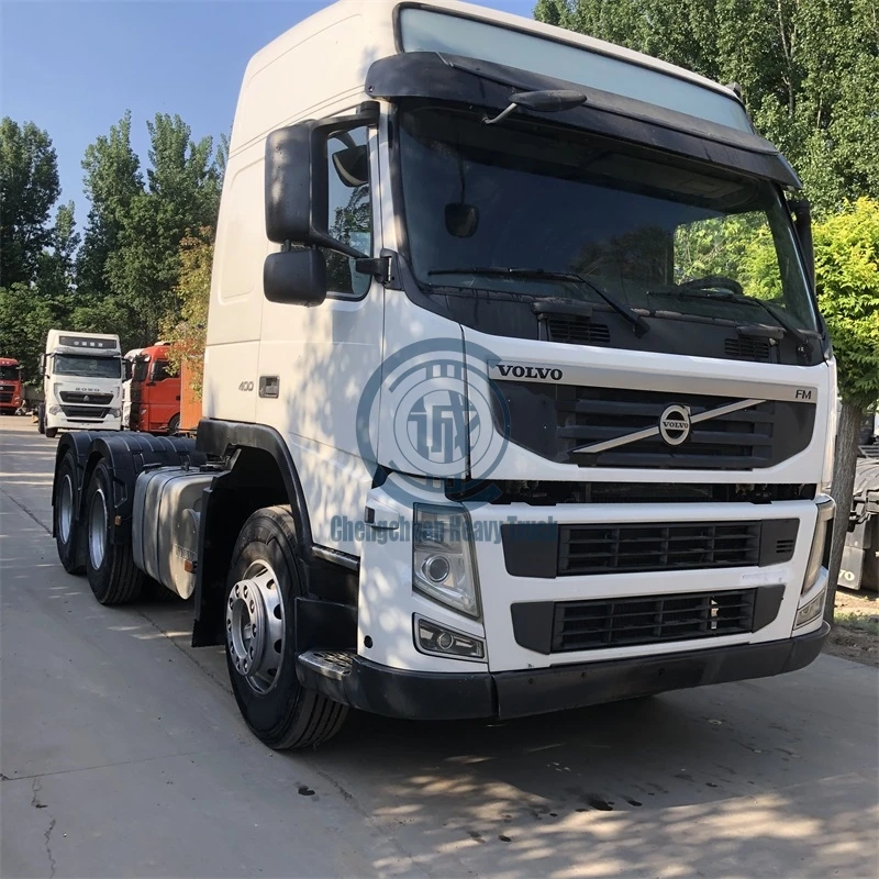 Грузовик Volvoa 6*4 10 колес EURO 3 AVolvo FM400 грузовик прицеп Подержанный тягач для продажи