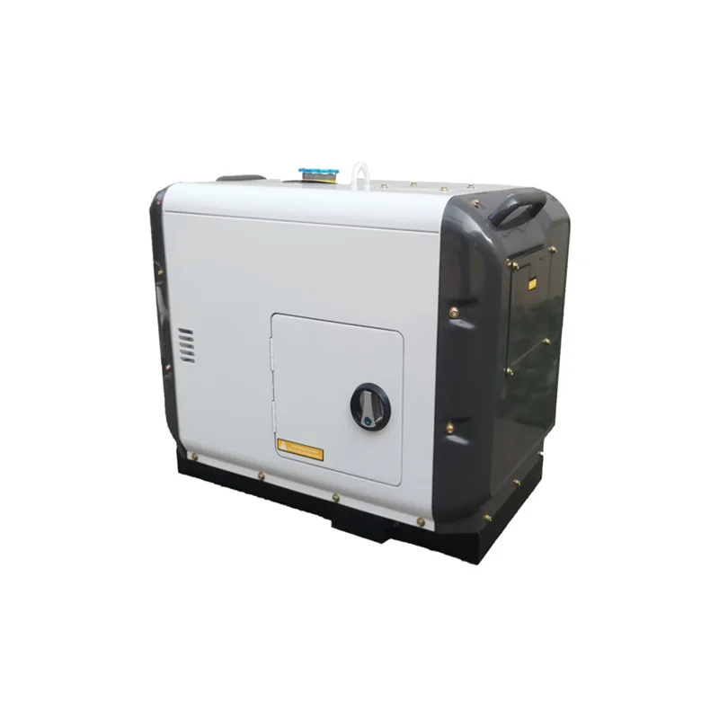 Good quality 6kw soundproof silent portable diesel generator electric genset with cheap price