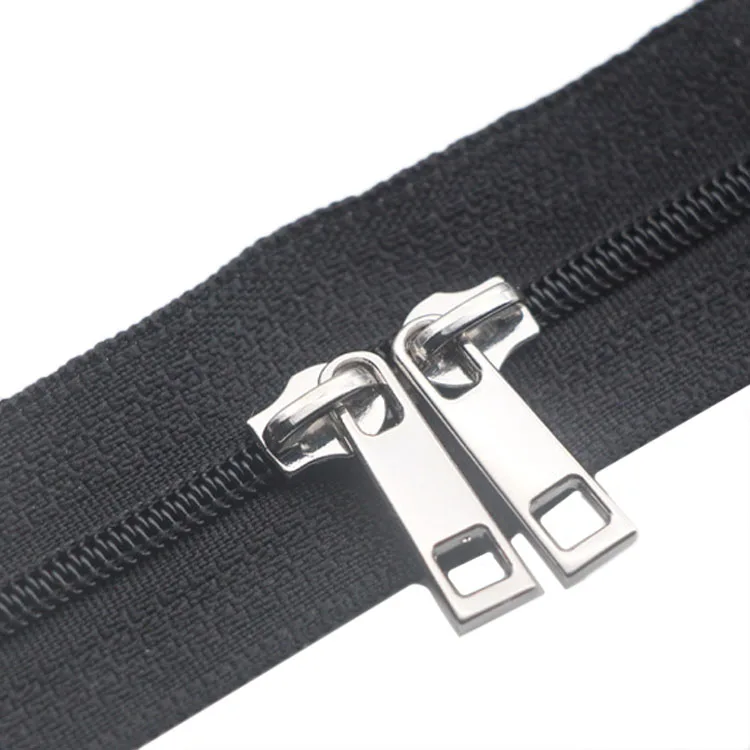 Wholesale Factory Cierre Nylon Zipper Polyester Tape with Nylon Teeth Close End Nylon Coil Zipper for Bag