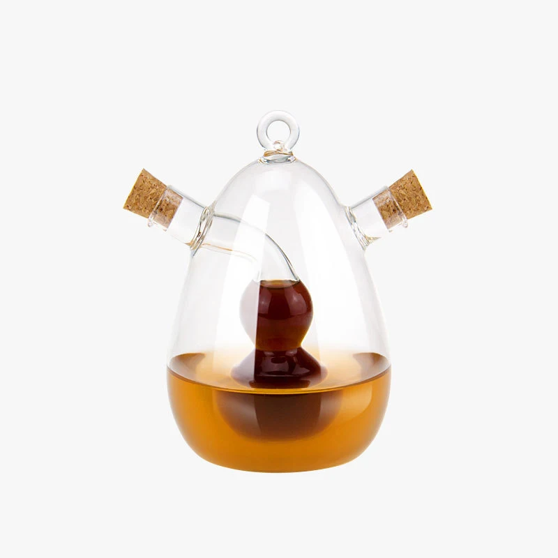 
Creative Borosilicate Glass Soy Sauce Olive Oil Dispenser for Kitchen 