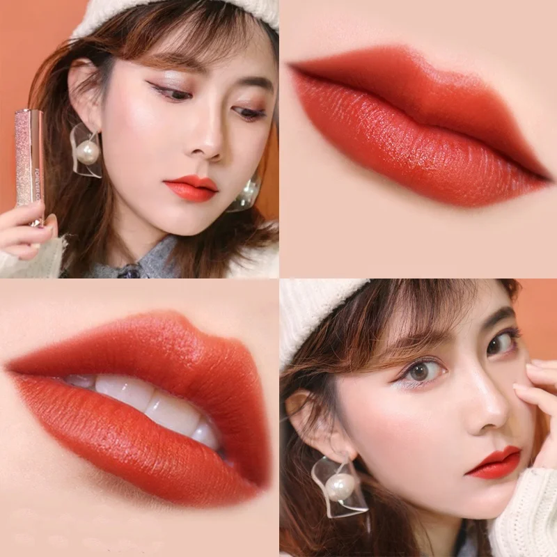 
Vitamins C and E Seed Oil Hydrate Shea Butter Private Label Organic Matte Lipstick 