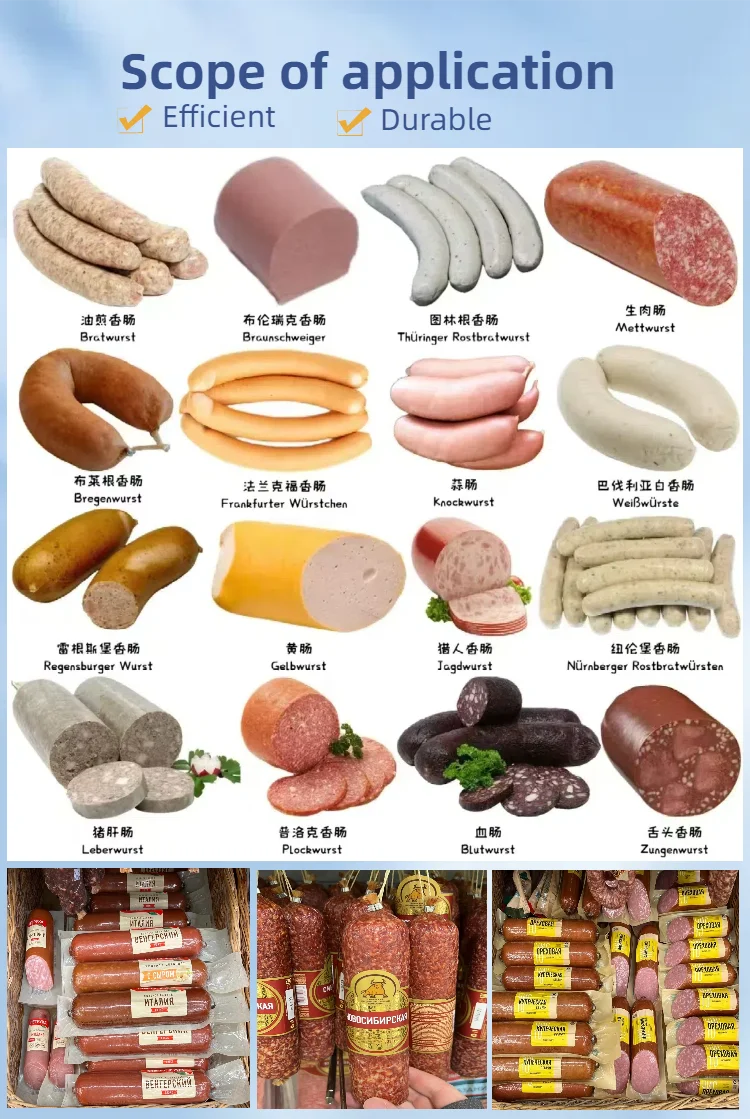 Electric Sausage making Automatic Sausage Stuffer SUS 304 Stainless Steel Meat Filling Machine