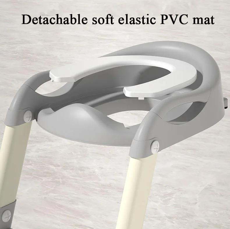 Eco-friendly Plastic Baby Potty Toilet Training Foldable Potty Ladder Toilet Trainer For Kids And Toddlers