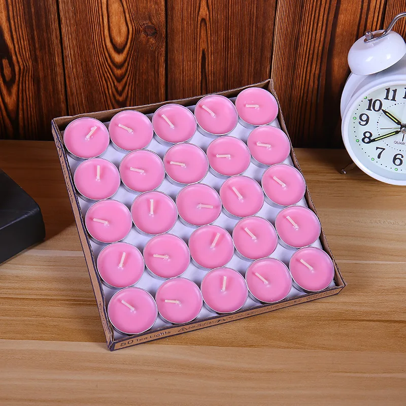 Custom Private Label Mini 3 Hour Organic Sublimation Paraffin Tealight Candles