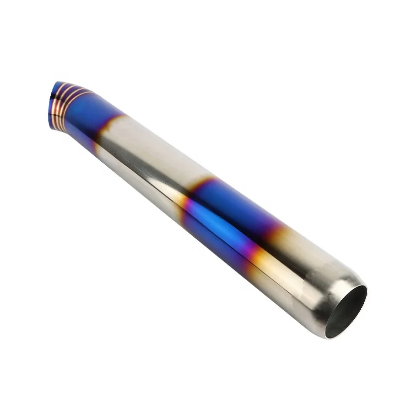 58cm Length Car Exhaust Pipe Muffler Universal Auto Tip Tail Tube Aluminum Alloy For Racing Decoration