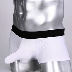 Новинка Мужское нижнее белье на заказ из модала хлопка и спандекса большого размера мужское сексуальное нижнее белье с большим и длинным слоном