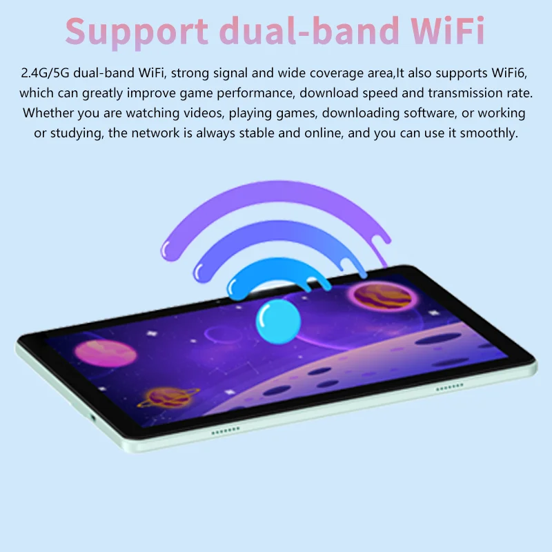 T90 10.95inch Android 5G Tablet GPS 6+128GB Memory 1200*2000 2K Touch Screen MTK Octa Core Kids Work Entertainment Study 5G