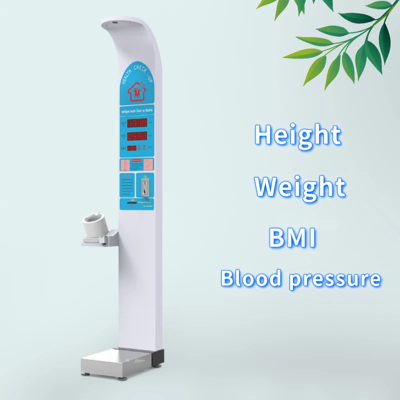 Personal  bmi weight machine electronic height weight scale coin operated weight and height scale