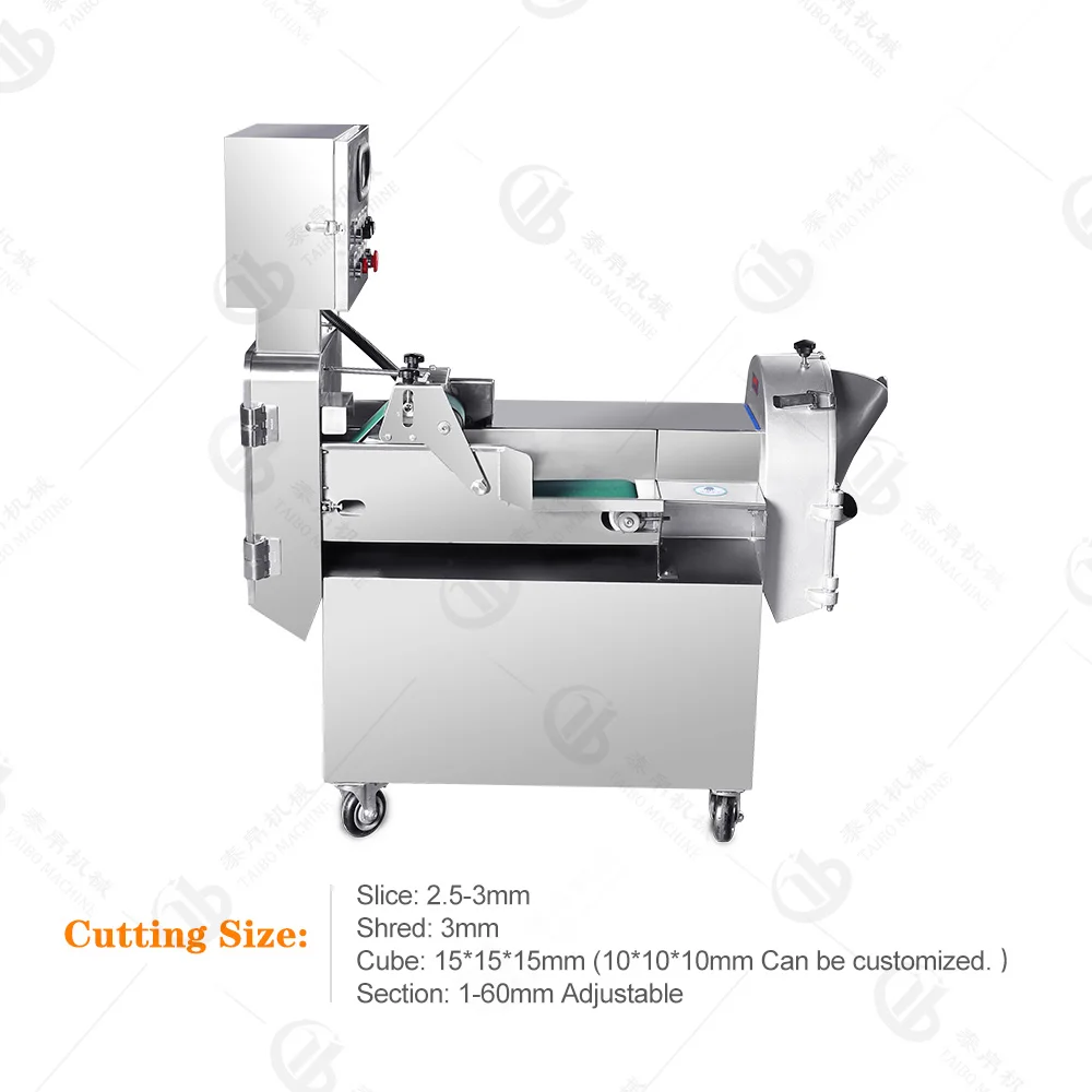 Vegetable Cutting Machine Cucumber Fruit Slicing Machine Bell Pepper Cube Cutting Machine