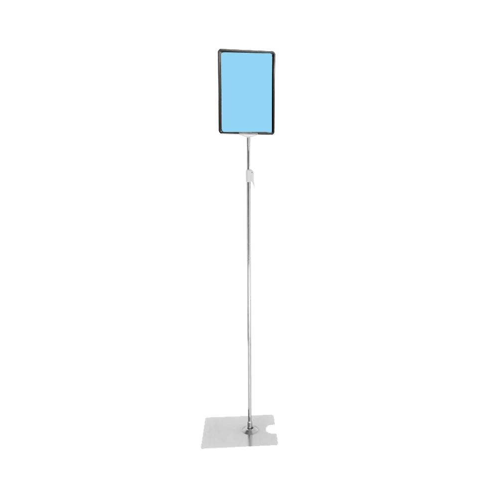 A6 Adjust height display stand floor metal   stand