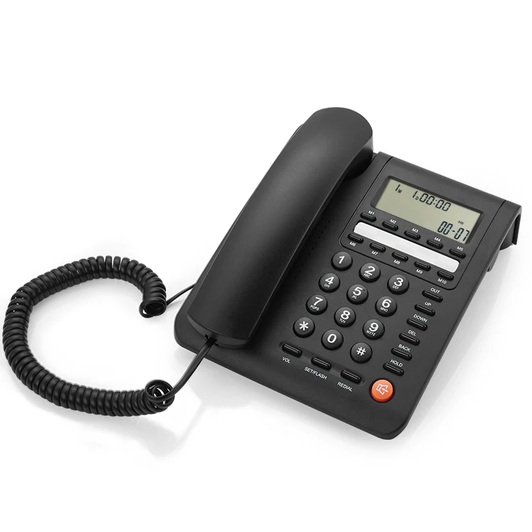 DEX Factory Directly Corded Telephone Cheap Price Landline Telephone for Home Hotel Office Fast Delivery ODM/OEM Custom Function