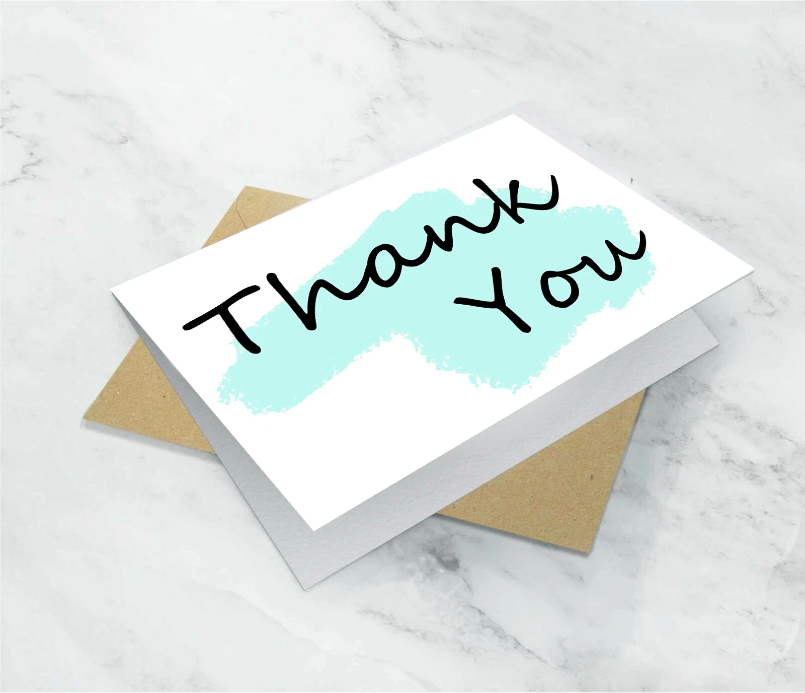 Custom Printing Thank You Cards Black Bulk Note Cards with Gold Foil Embossed Letters Greeting Cards