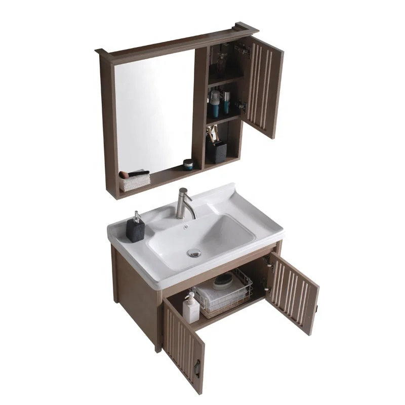 professional  manufacturer bathroom vanity with carbon fiber material in foshan city