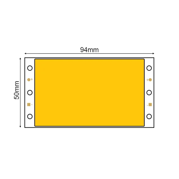 Customized chip led cob 12v panel warm white cool white red green blue amber 18-28W for fish light cars vehicle light