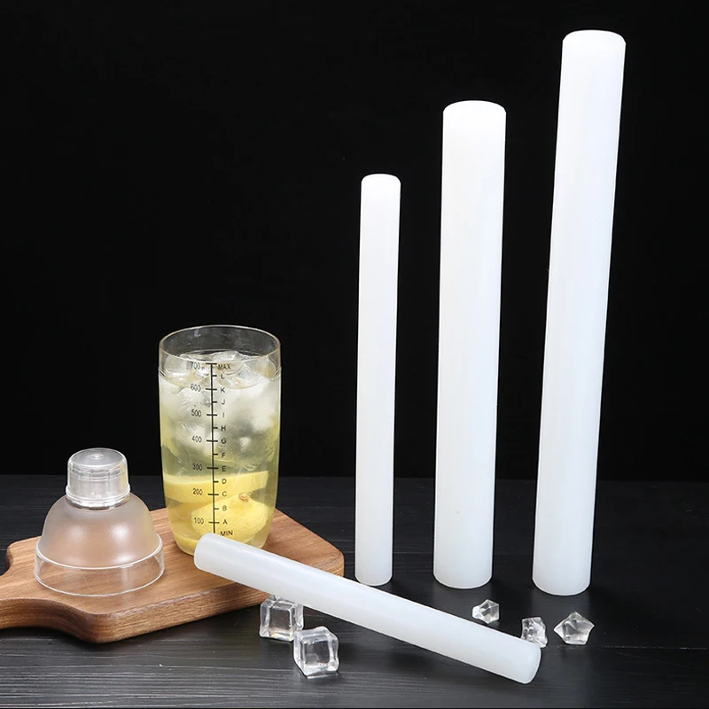 PP Plastic Fruit Muddler Pestles cocktail muddler Lemon Hammer Crush Ice Muddler