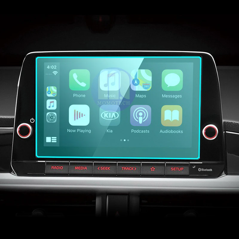 Car Navigation Screen Protector Tempered Glass for Kia Monrning Picanto Center Control GPS Monitor Protective Film