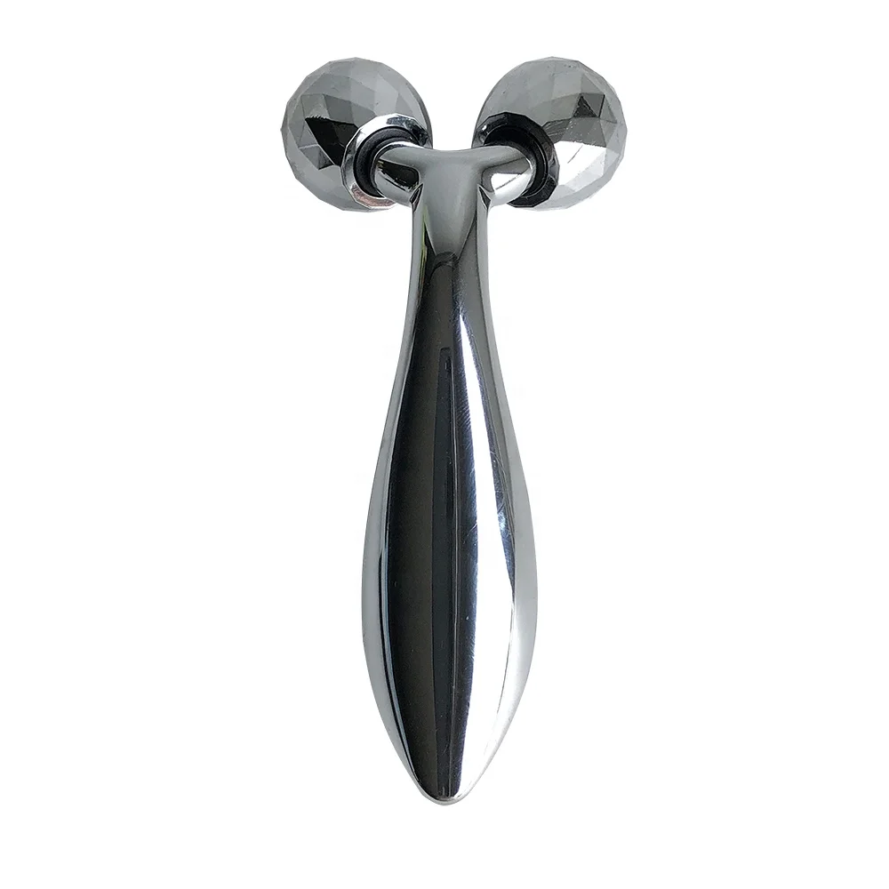 
2020 Best selling microcurrent waterproof face roller for V shape face and body massager 