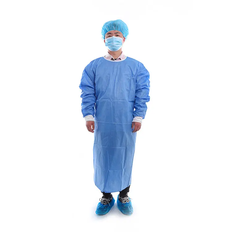 Surgery Grown Aami Level 2 Gown Surgical Medical Isolation Suit Hospital SMS Isolation Gowns Batas Quirurgicas Desechables