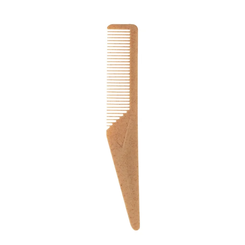 Wholesale hotel amenities disposable bamboo hotel comb wheat straw