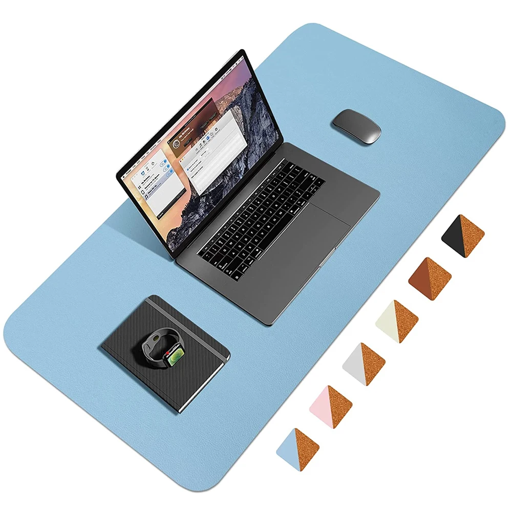 
Non-Slip Laptop Desk Pad Mat,Waterproof Desk Writing Pad Waterproof Stained Pu Leather Mouse Pad 