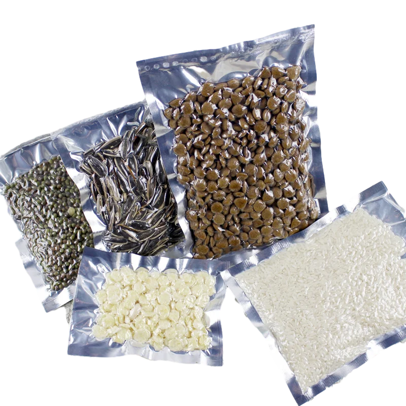 airtight vacuum sealing sealable bamboo charcoal mylar bags long term food storage three side seal