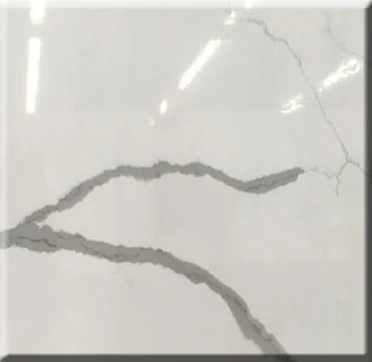 
Polished Engineered Calacatta White Quartz Stone Slab 