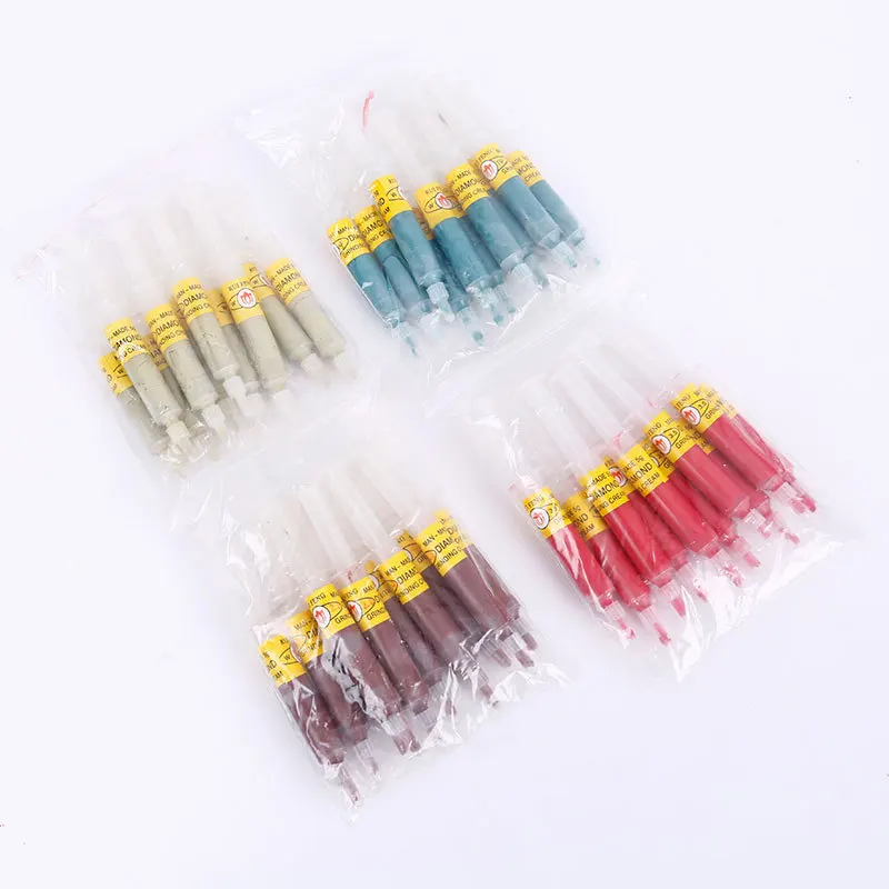 Metal Scratch Jewelry Mirror Jewelry Polishing Paste Syringe Diamond Lapping Paste