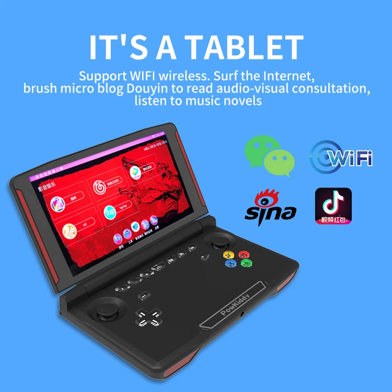 2022 NEW X18 Handheld Game Player 5.5 inch Touch Screen 5000MA Android 7.0 Quad core 2G RAM 16G ROM video Gaming console