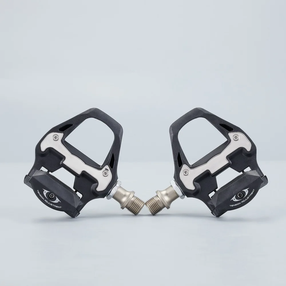 Adjustable 3 Bearing Bicycle Clip-less Pedals Self Locking Cleat Road Bike Pedals