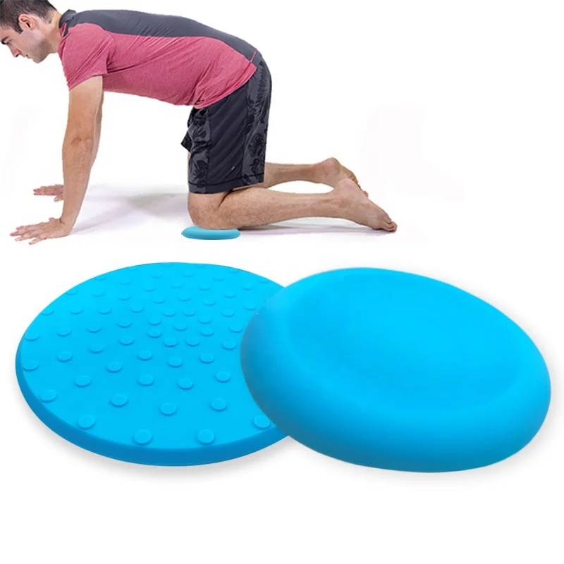 Наколенники для йоги, полностью силиконовый коврик для баланса йоги для поддержки локтей и колена, нескользящий дизайн, гелевые наколенники для йоги