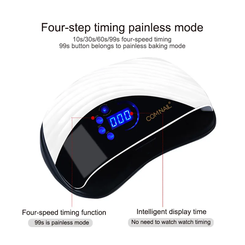 Faster Dryer 120W High Power Universal Nail Polish UV Nail Lamp With Cooling Fan