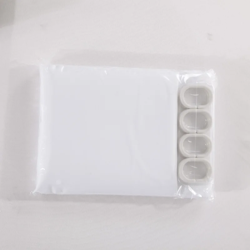 
PPyou Wholesale Custom Luxury Brand Logo Bathroom Designers Digital Printing Polyester Shower Curtains Sets 4 Pieces 