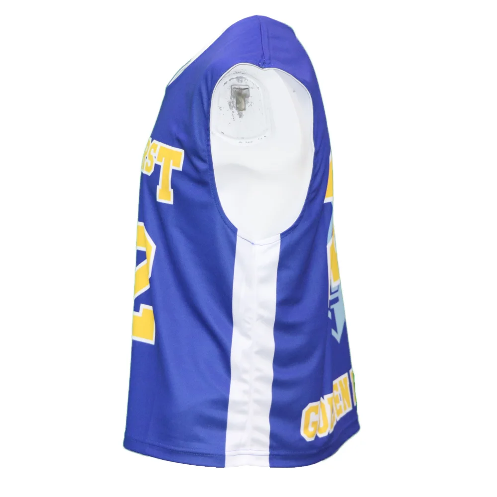 Custom sublimated lacrosse uniforms set  team custom sublimated lacrosse reversible jerseys your own design lacrosse pinnies